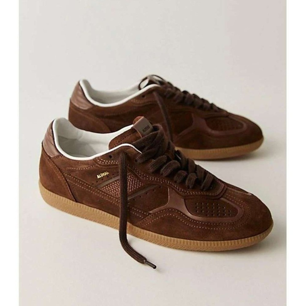 NEW ALOHAS Tb.490 Rife Chocolate Brown Leather Suede Sneakers Size 39